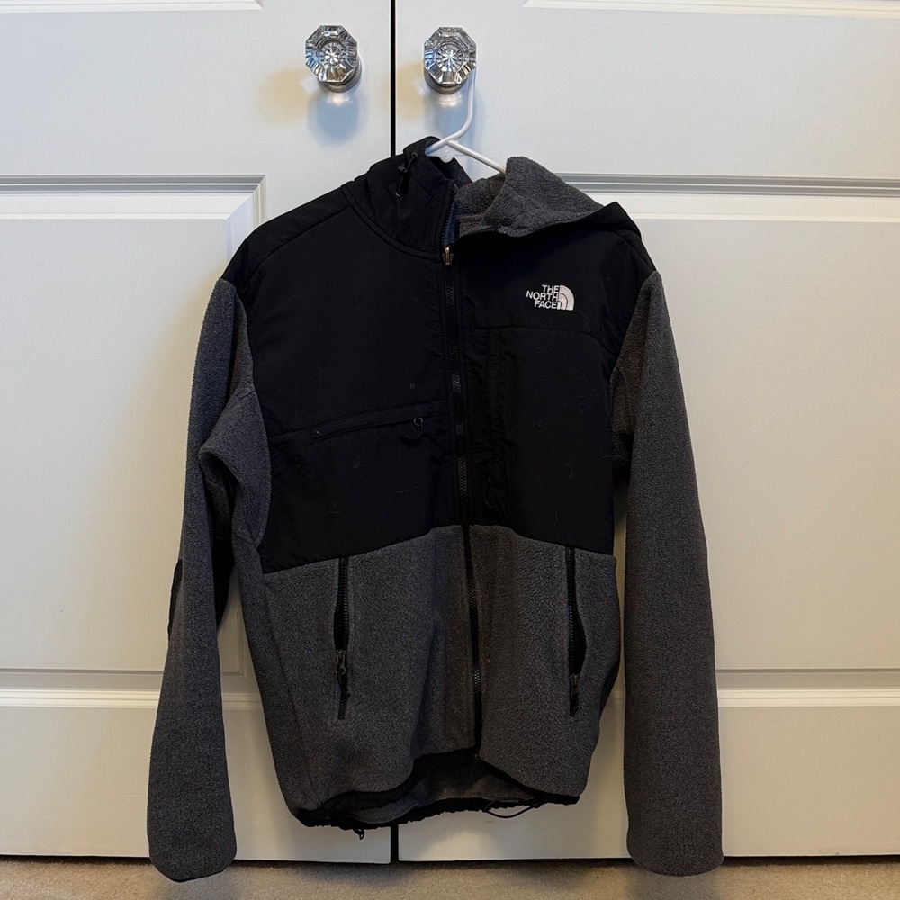 The North Face Kids Two-Tone Black and Gray Puffer Jacket